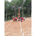 Máquina de anclaje de tierra de tornillo / Equipo de apilado de tornillos de tierra